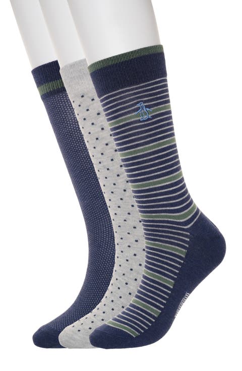 Gates Birdseye Assorted 3-Pack Crew Socks Assorted 3-Pack Crew Socks