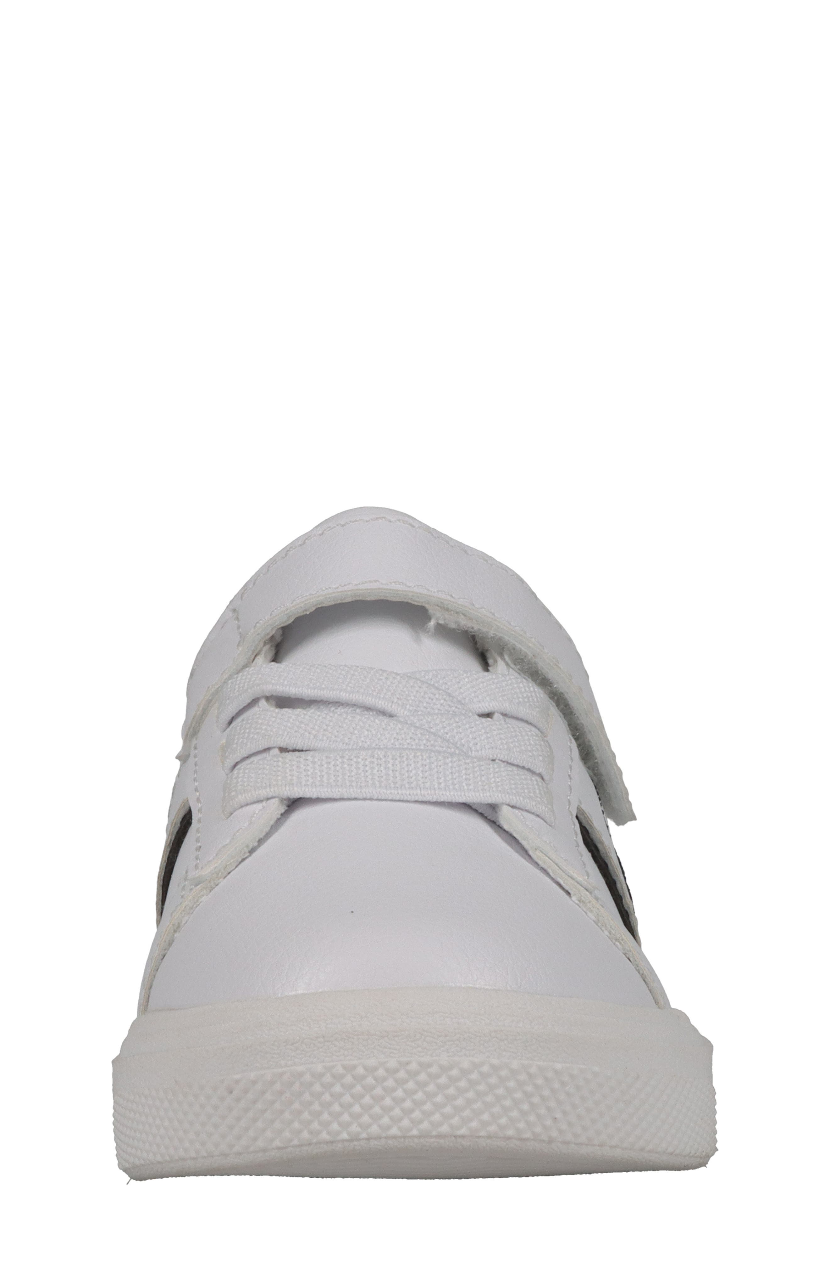 Ralph Lauren Kids' Telly Sneaker, Alternate, color, White Navy