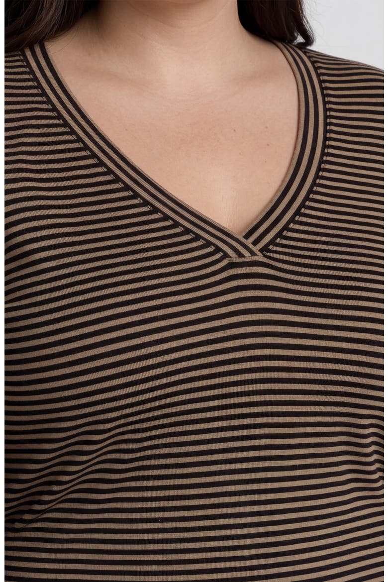 Striped V-Neck Top (Women) | Nordstrom