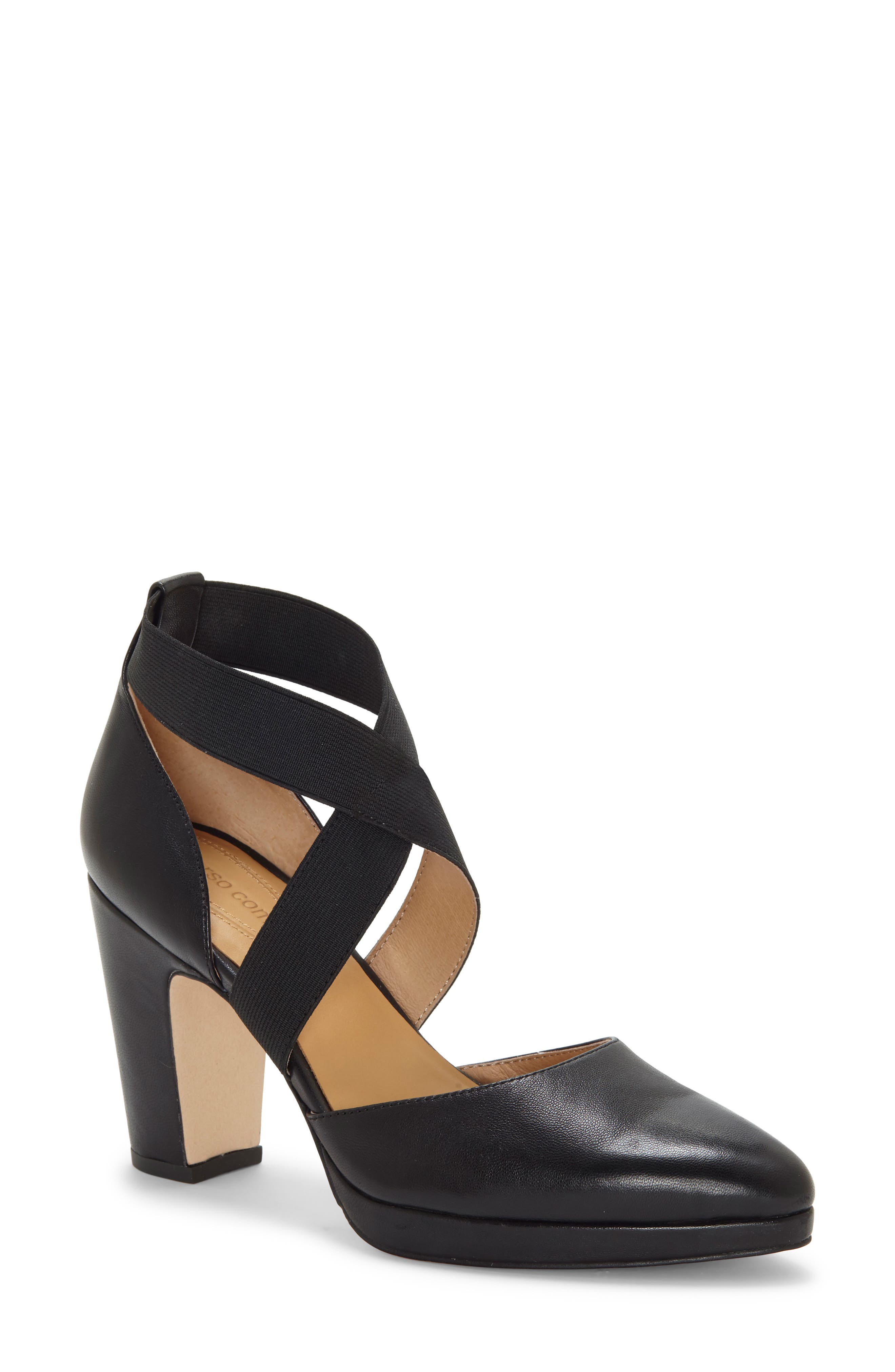 Icelyn Pump, Main, color, BLACK LEATHER