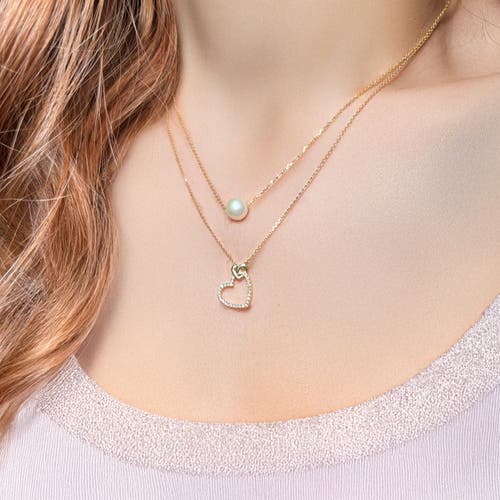 The Lovery Fine Jewelry Single Pearl Necklace In Gold