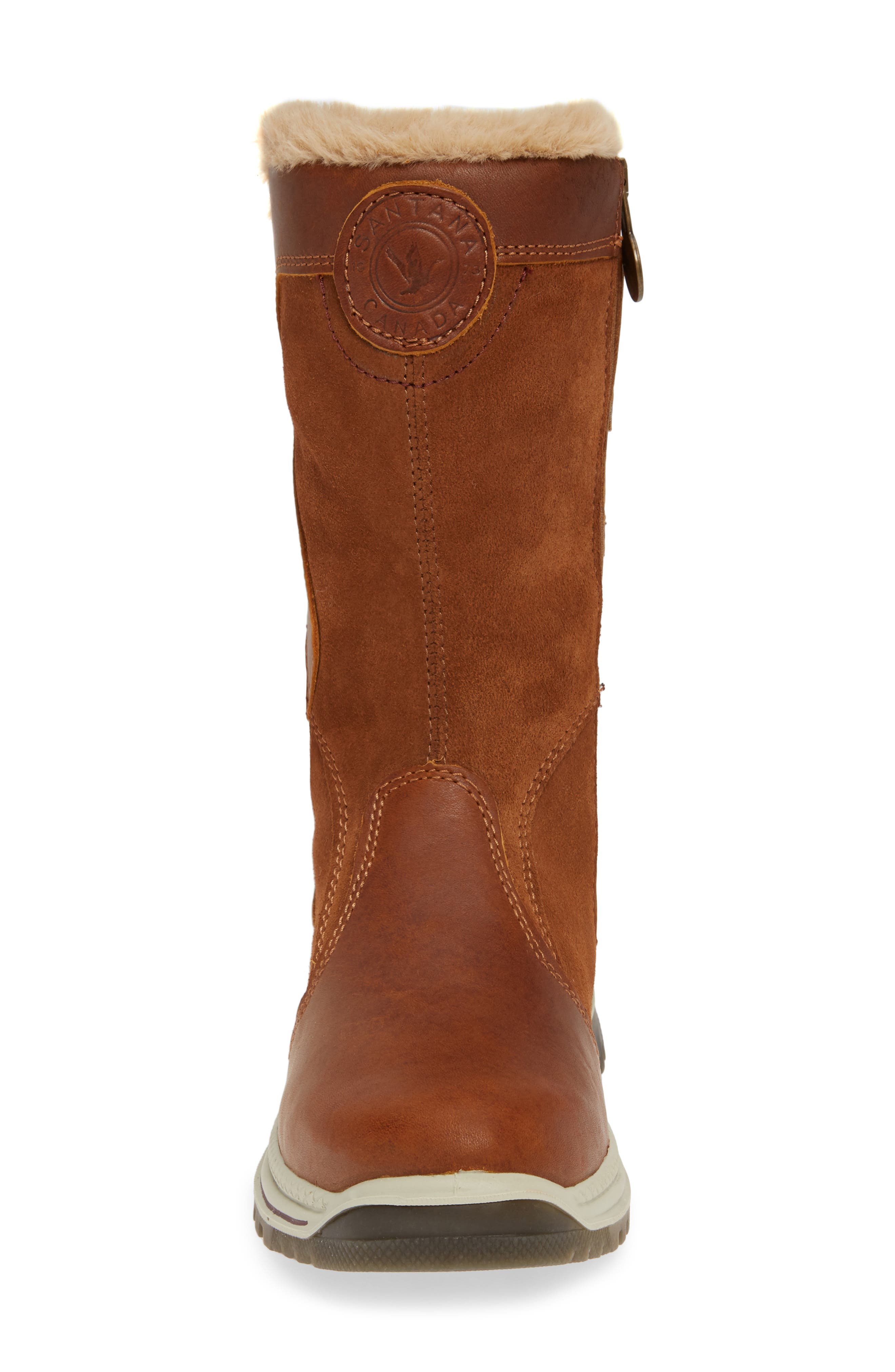 Santana Canada Meyer Luxe Faux Fur Lined Waterproof Boot, Alternate, color, 