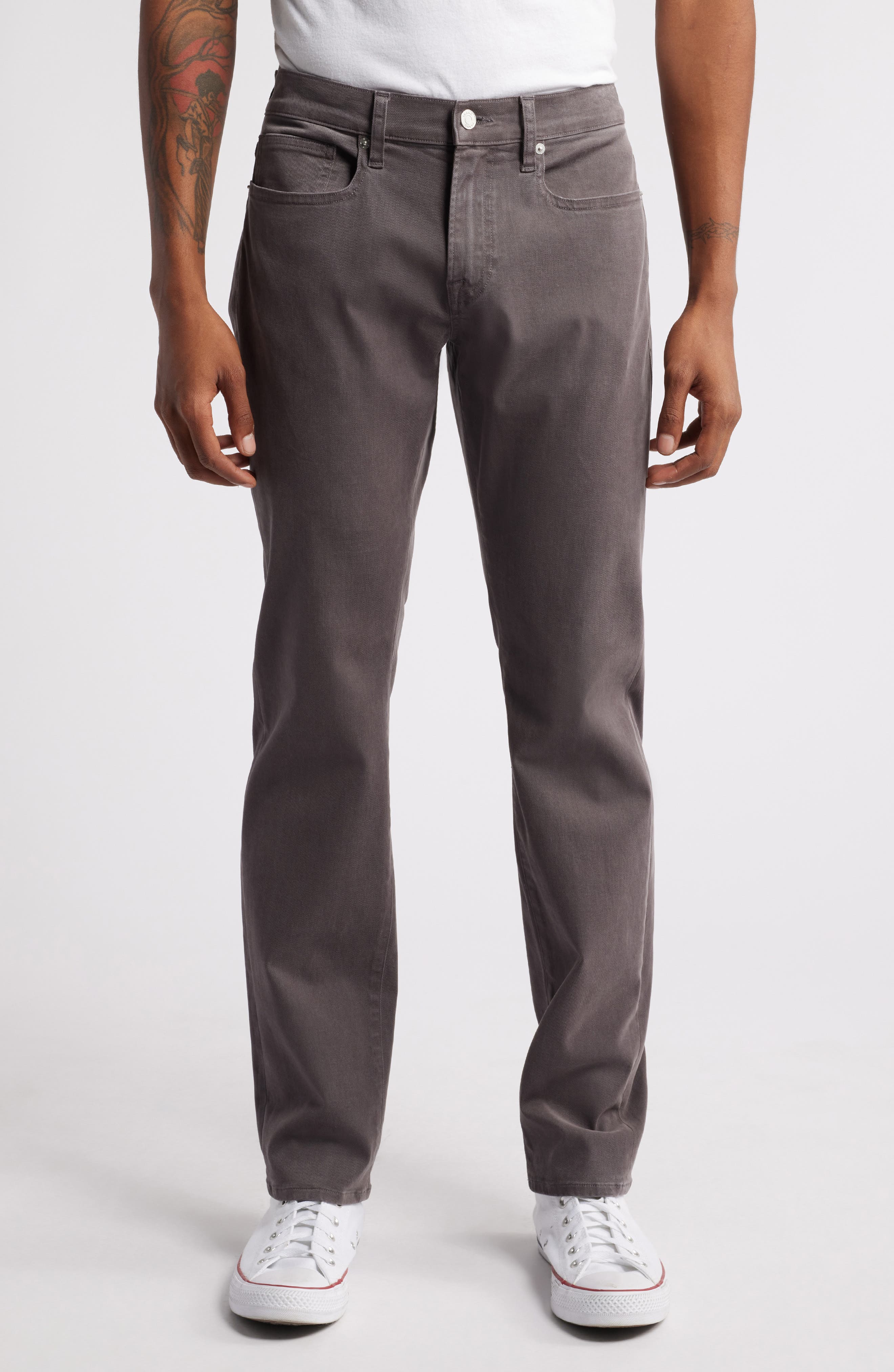FRAME L'Homme Slim Fit Five-Pocket Twill Pants
