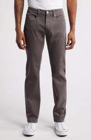 FRAME L'Homme Slim Fit Five-Pocket Twill Pants