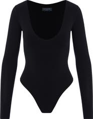 Naked Wardrobe NW Deep V Bodysuit
