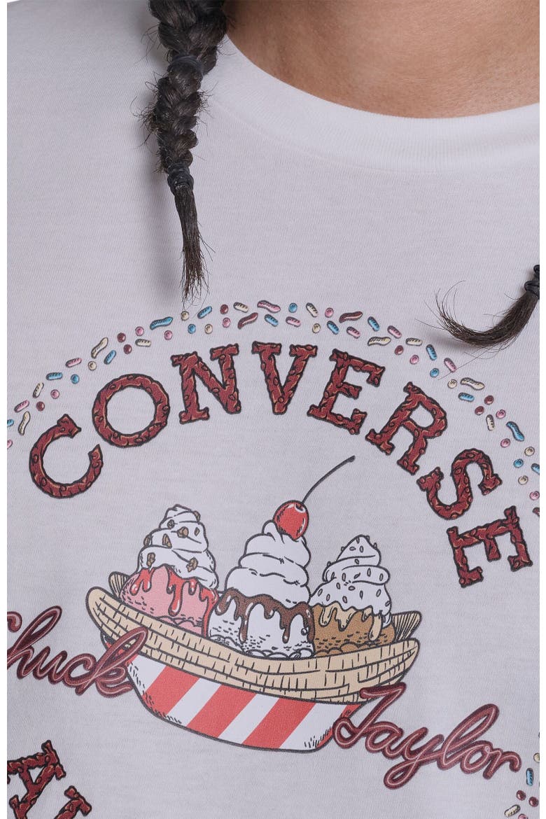 Chuck Taylor Sundae T-Shirt, Alternate, color, WHITE 10A