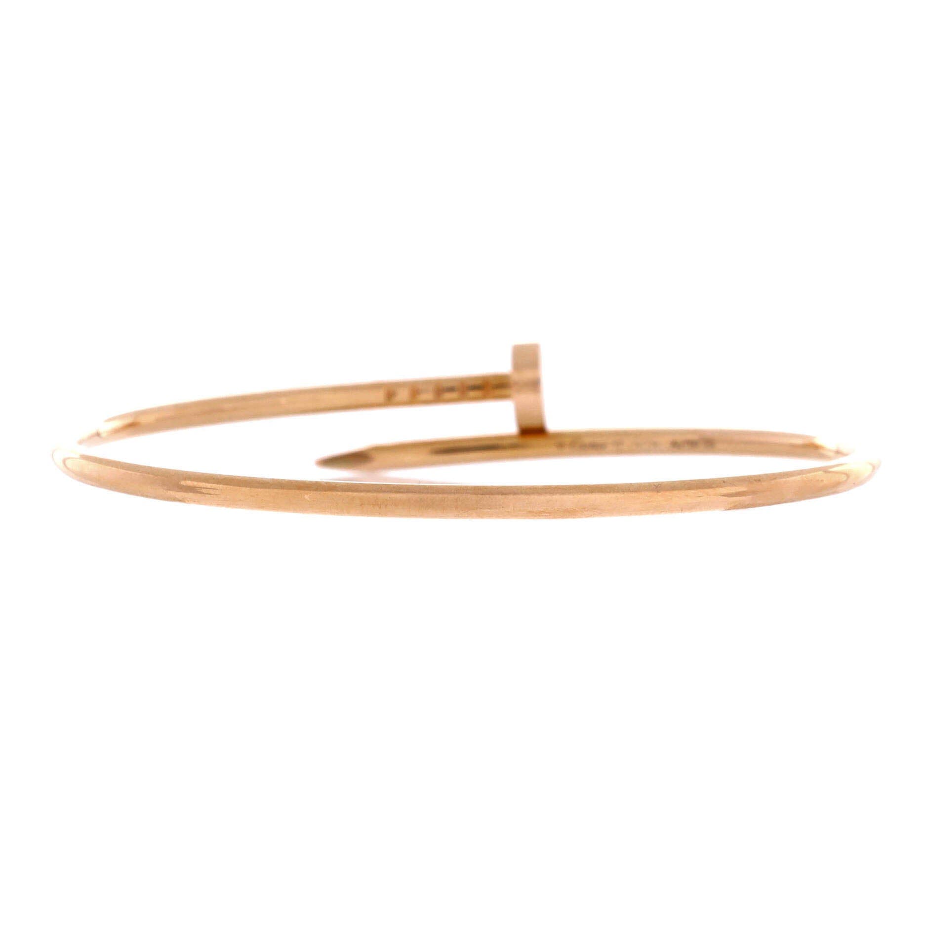 Juste un Clou Bracelet 18K Rose Gold Small, Alternate, color, Metallic Gold