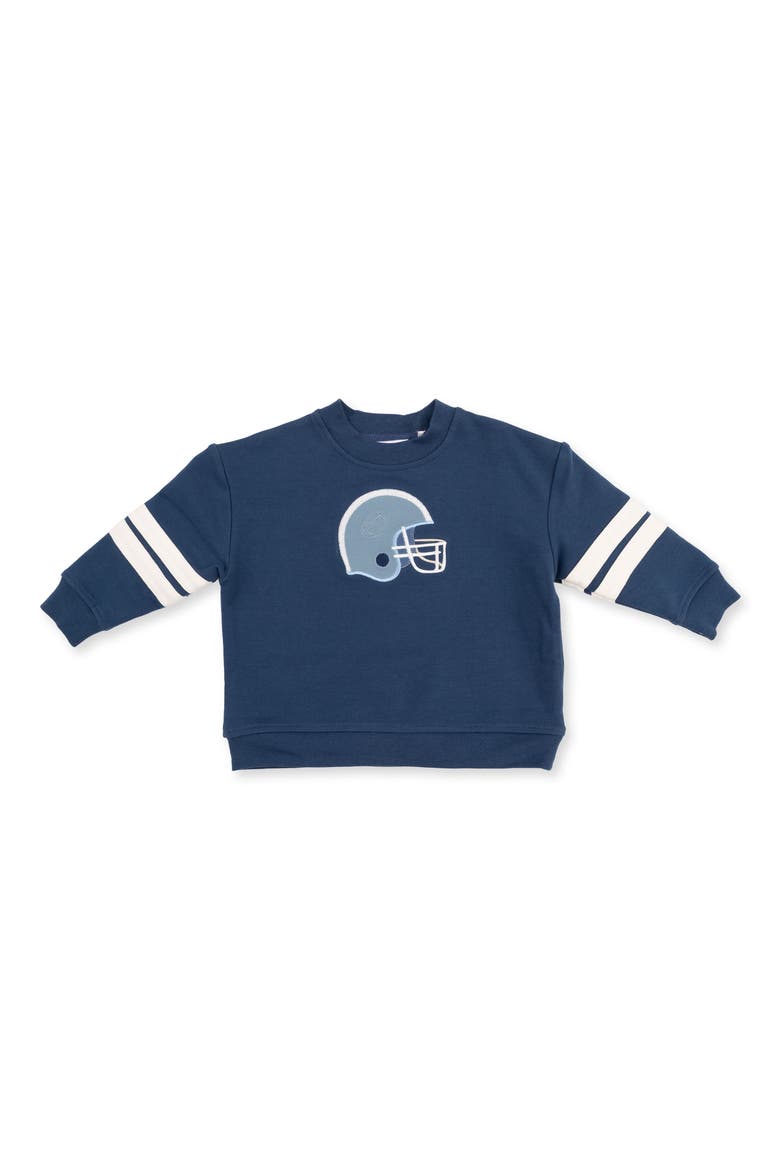 Kids' Football Helmet Sweater, Main, color, NAVY