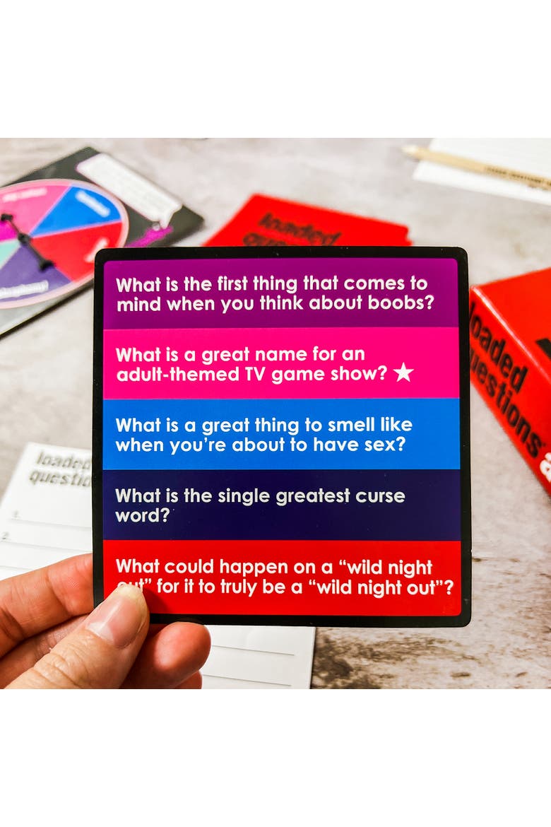 Adult Loaded Questions A Rousing Adult Party Game From All Things Equal, Alternate, color, Multicolored