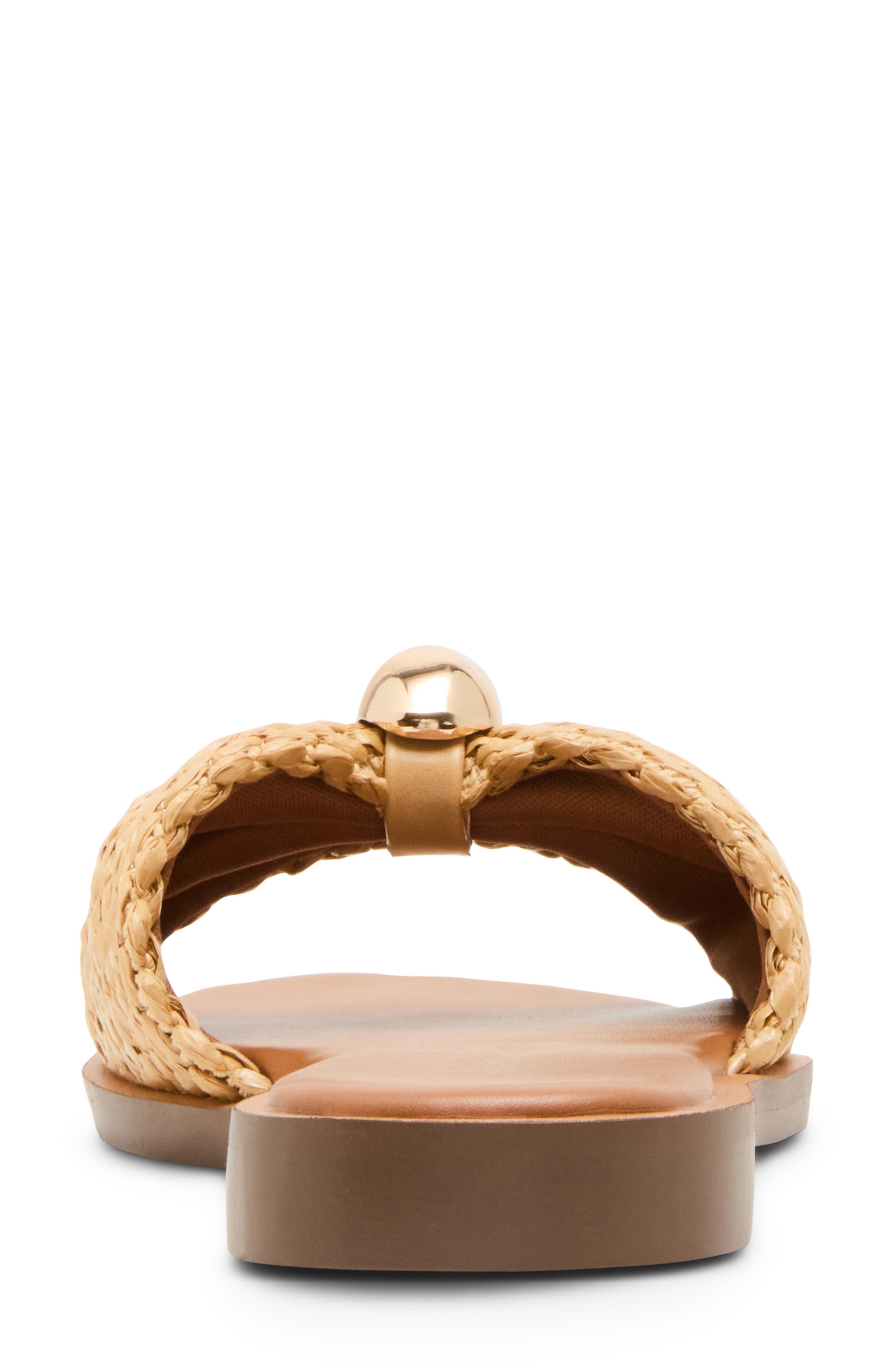 Madden Girl <p>Sunset Slide Sandal (Women)</p>, Alternate, color, Natural Raffia