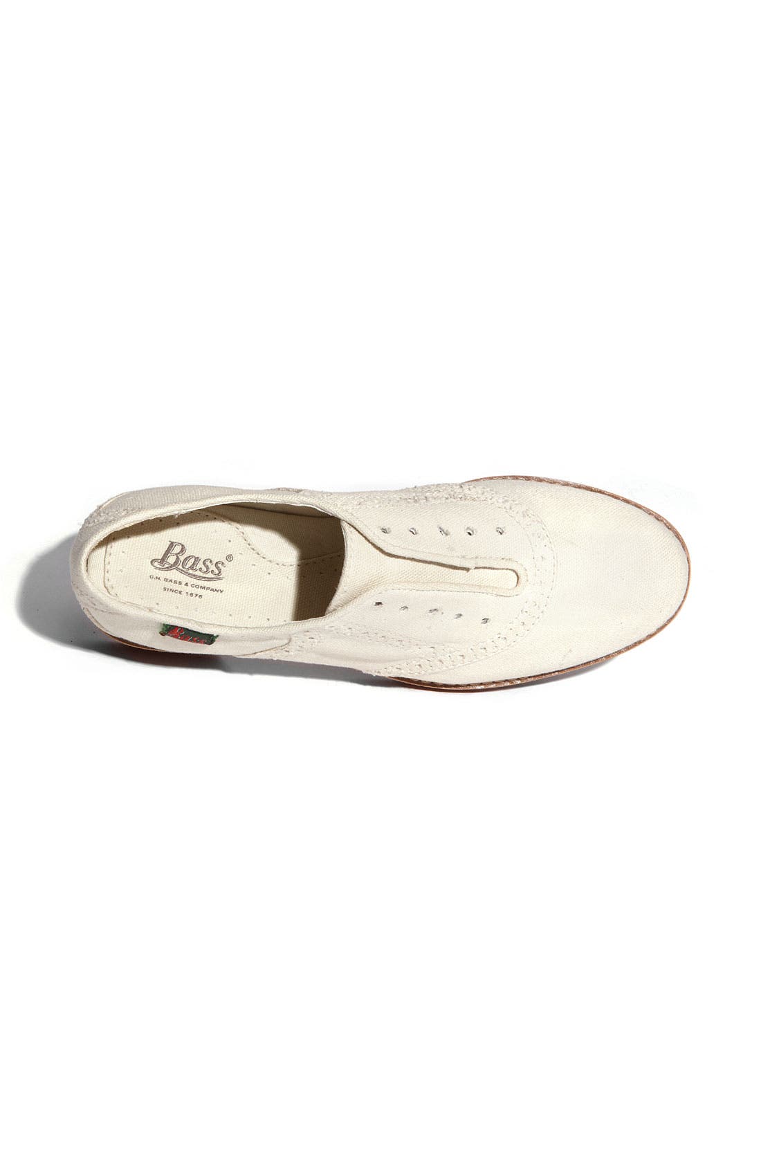 'Elden' Laceless Canvas Oxford, Alternate, color, NATURAL
