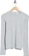 Nordstrom Everyday Stretch Pima Cotton Ribbed T-Shirt