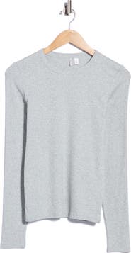 Nordstrom Everyday Stretch Pima Cotton Ribbed T-Shirt