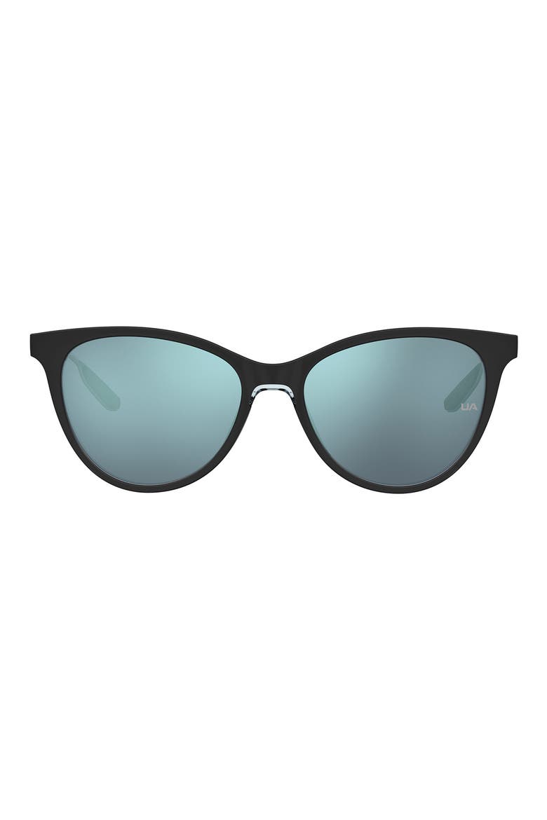 Expanse 54mm Gradient Cat Eye Sunglasses, Main, color, BLACK LIGHT BLUE