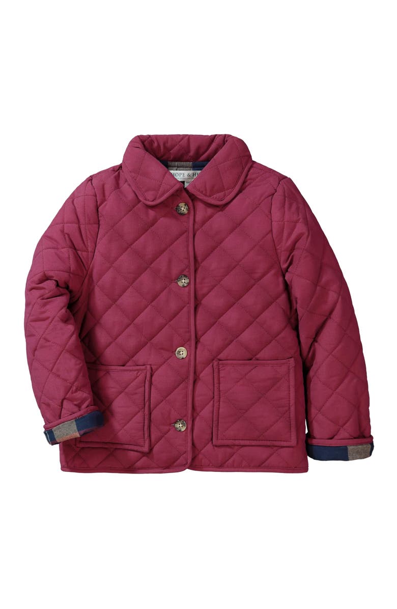 Hope & Henry Girls' Quilted Barn Jacket, Kids, Alternate, color, 