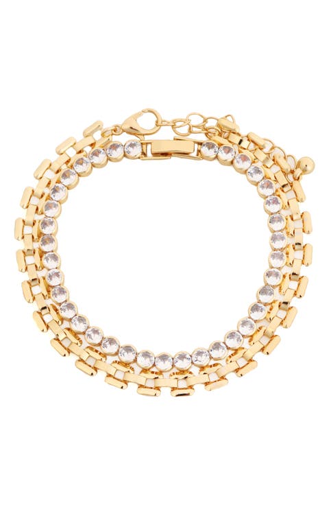 Crystal Watchband Bracelet