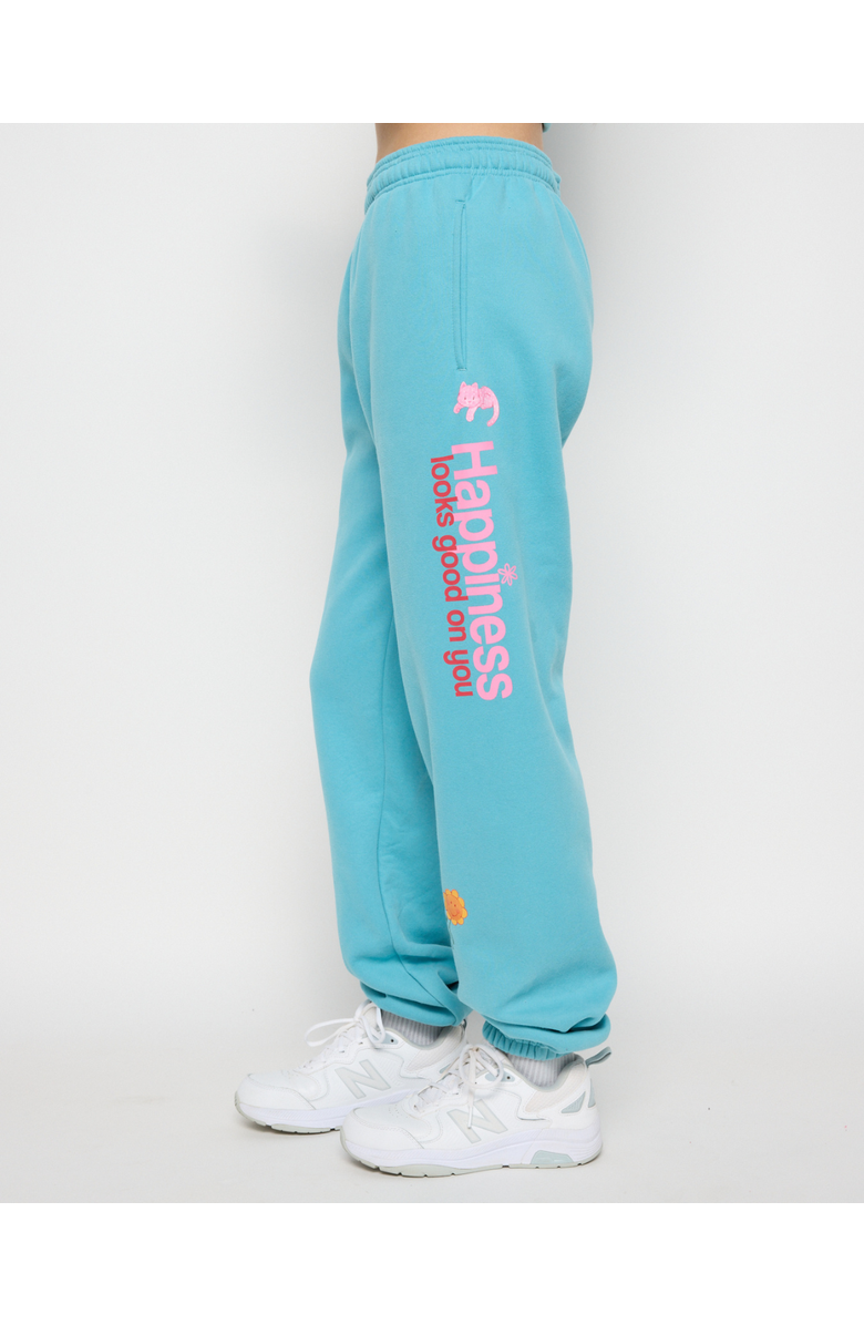 Samii Ryan | Happiness Looks Good Sweatpants , Blue , Large , 4, Alternate, color, Blue