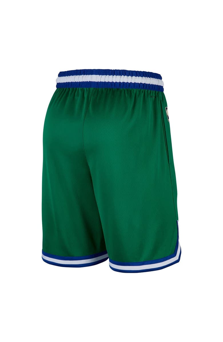 Nike Men's Nike Green Dallas Mavericks Classic Edition Hardwood Classics Swingman Shorts, Alternate, color, Green