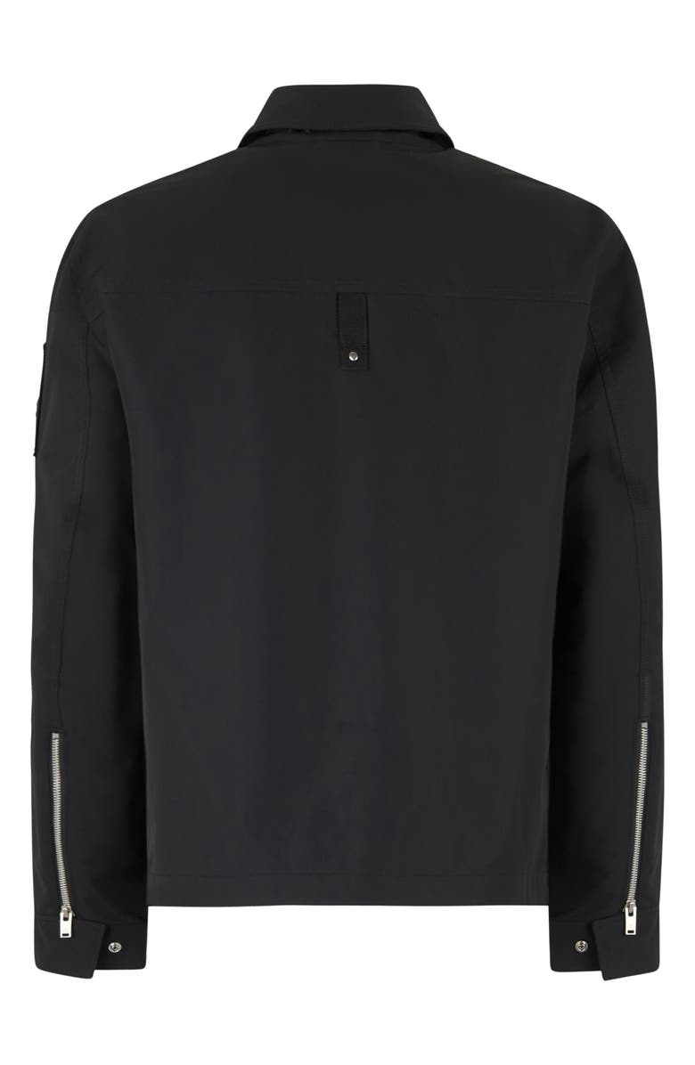 Moose Knuckles Jacques Water Repellent Shirt Jacket, Alternate, color, Black