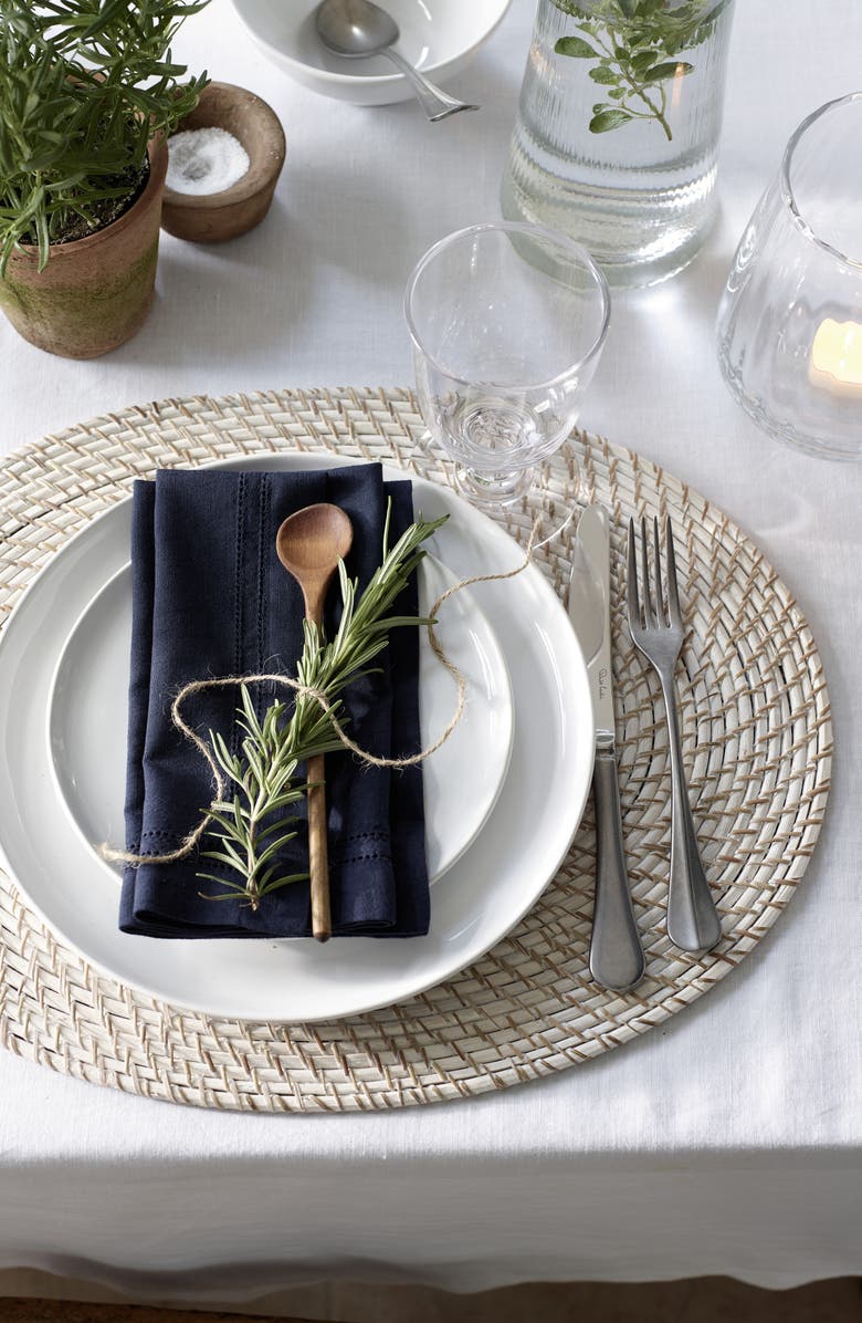 The White Company Set of 4 Table Napkins, Alternate, color,