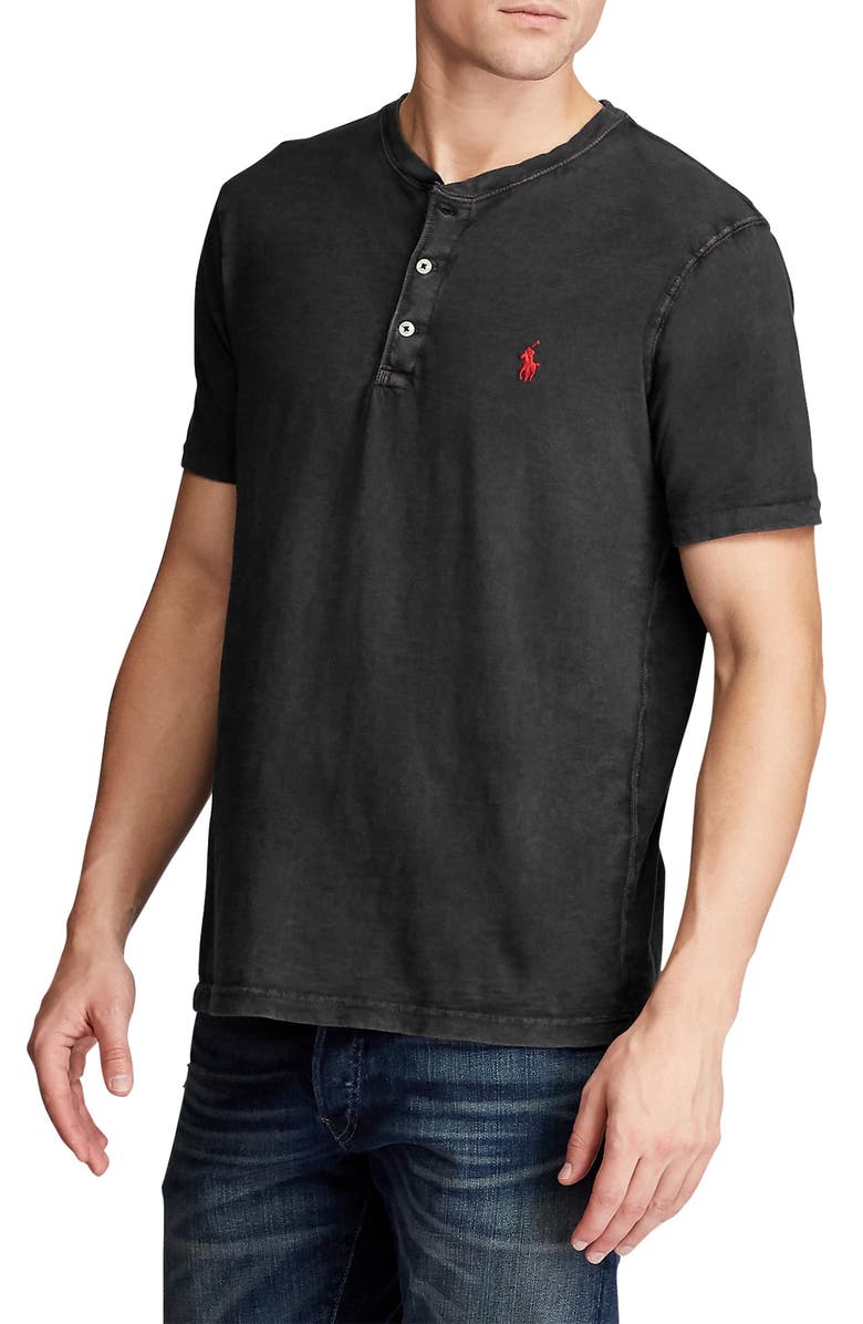 Polo Ralph Lauren Slub Short Sleeve Henley, Alternate, color,