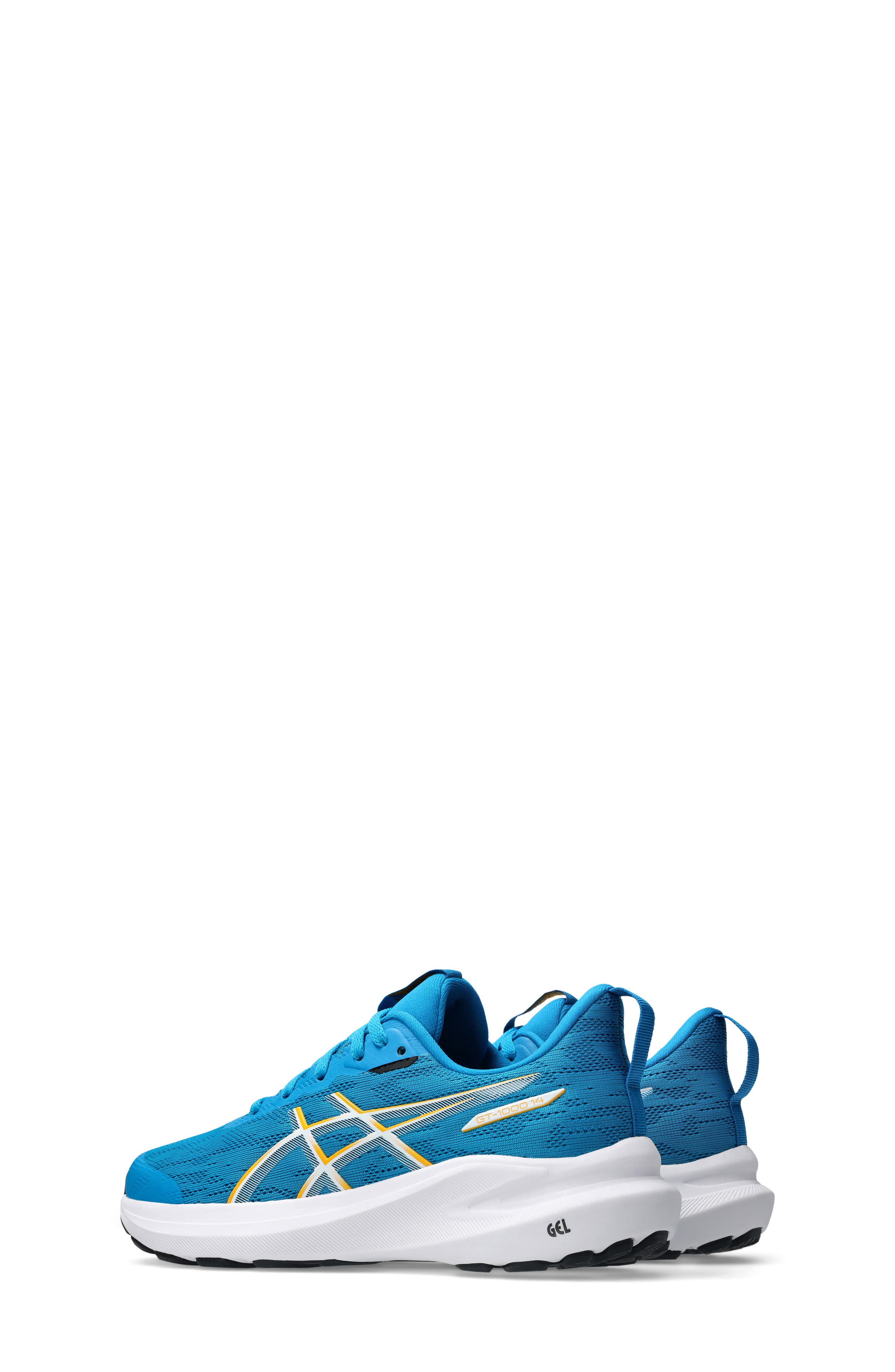 GT-1000 13 Running Sneaker, Alternate, color, AEGEAN BLUE/ YAMABUKI