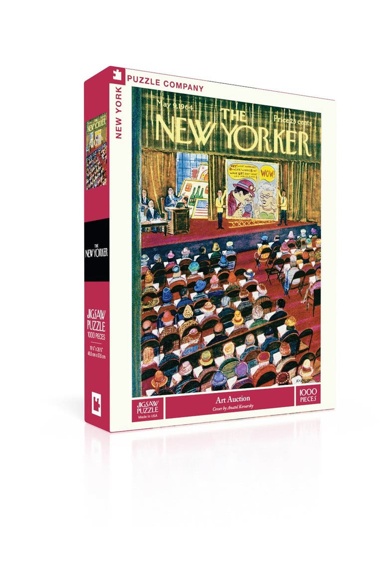 Art Auction 1000 Piece Puzzle, Alternate, color, No Color