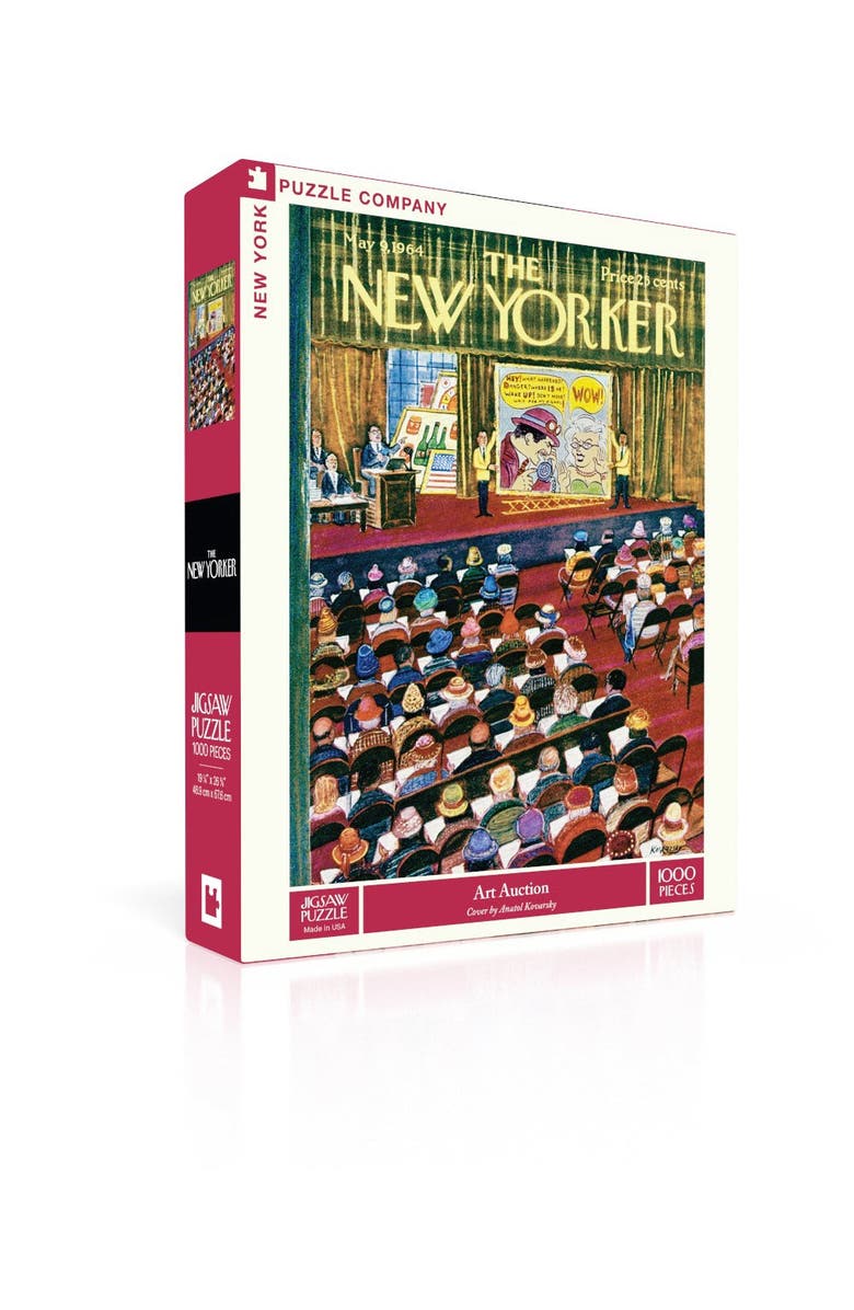 NEW YORK PUZZLE COMPANY Art Auction 1000 Piece Puzzle, Alternate, color, NO COLOR