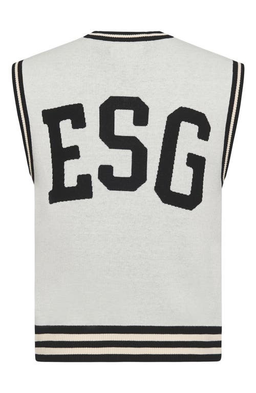 Shop Eastside Golf Relaxed Fit Sweater Vest In Jet Stream
