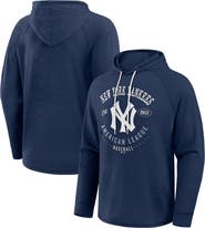 Darius Rucker Collection by Fanatics Men's Darius Rucker Collection by Fanatics Navy New York Yankees Raglan Hooded Long Sleeve T-Shirt