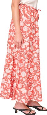 GIBSONLOOK Tiered Maxi Skirt