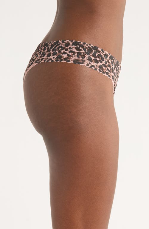 Hanky Panky Printed Signature Lace Original Rise Thong In Multi
