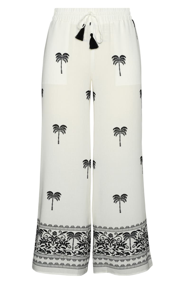 Sunshine 79 Ivory Coast Cover-Up Beach Pants, Alternate, color, Ivory