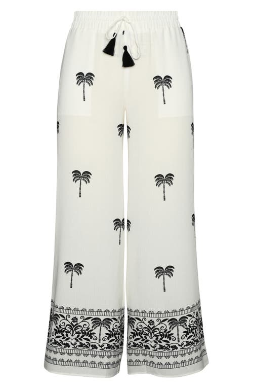 Sunshine 79 Ivory Coast Cover-up Beach Pants In White