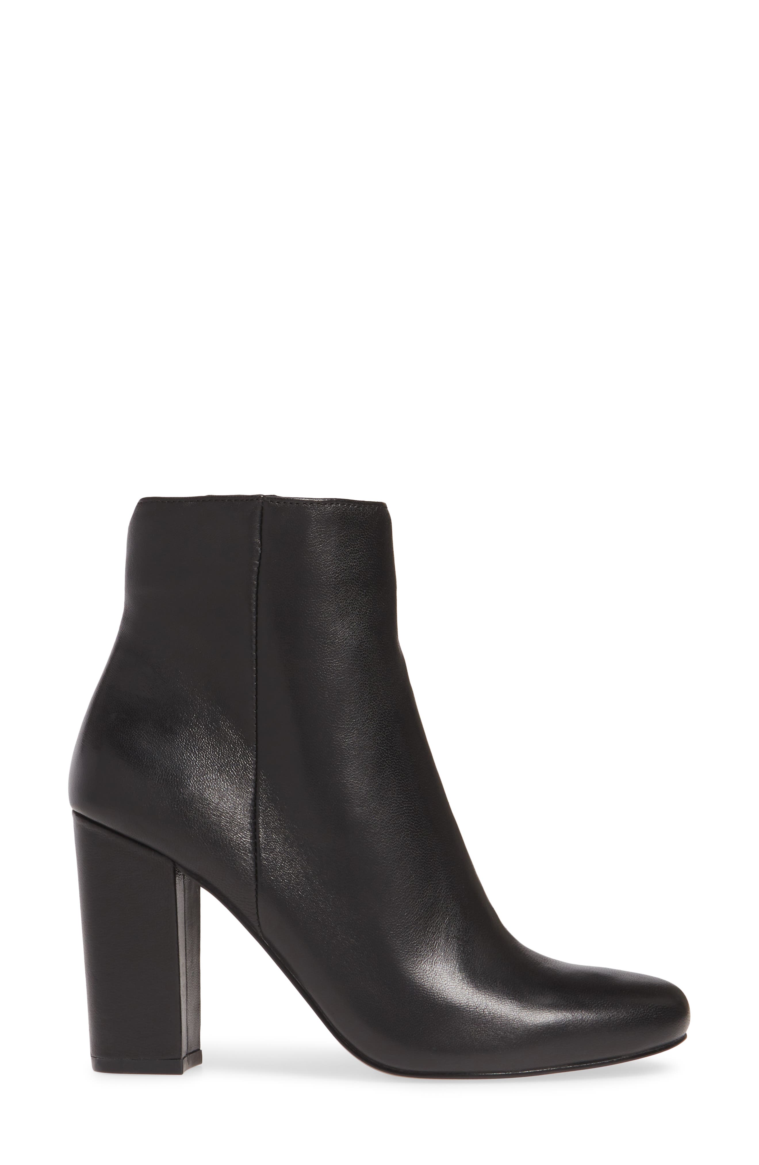 Pixie Bootie, Alternate, color, BLACK LEATHER