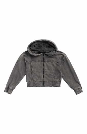 Tractr Kids' French Terry Zip-Up Hoodie