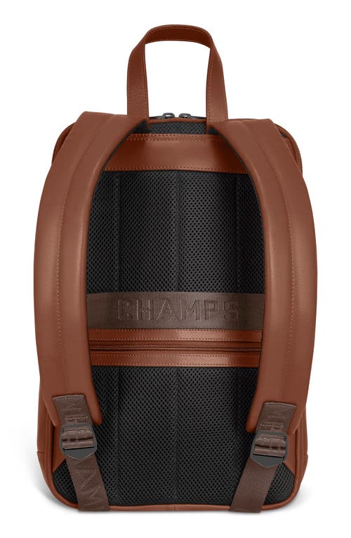 CHAMPS CHAMPS ONYX LEATHER BACKPACK 