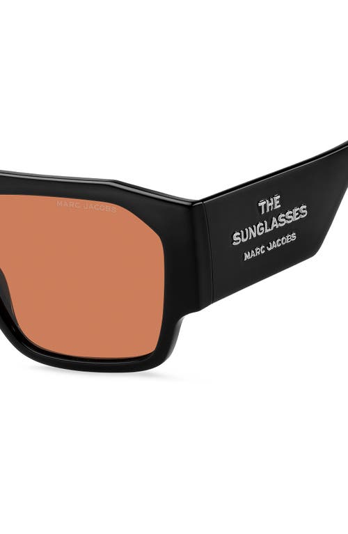 Marc Jacobs Geometric-frame Sunglasses In Black