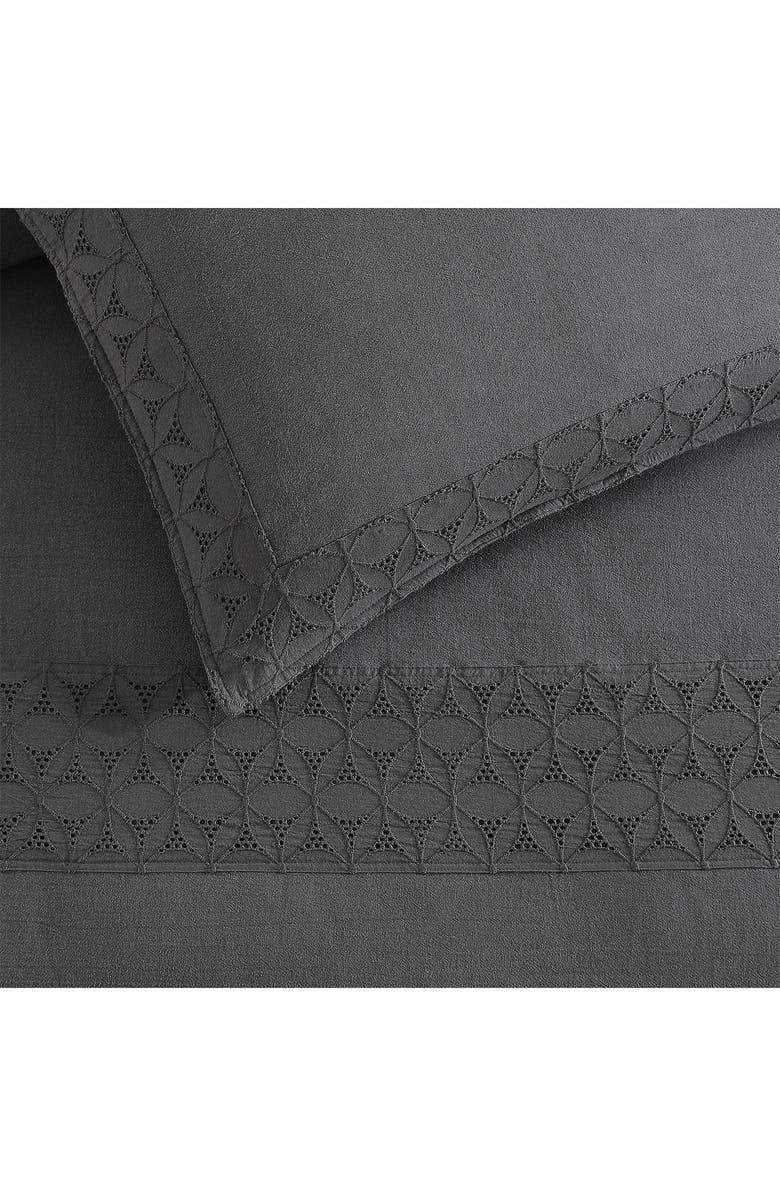 DKNY Pure Hotel Eyelet Comforter & Shams Set, Alternate, color,