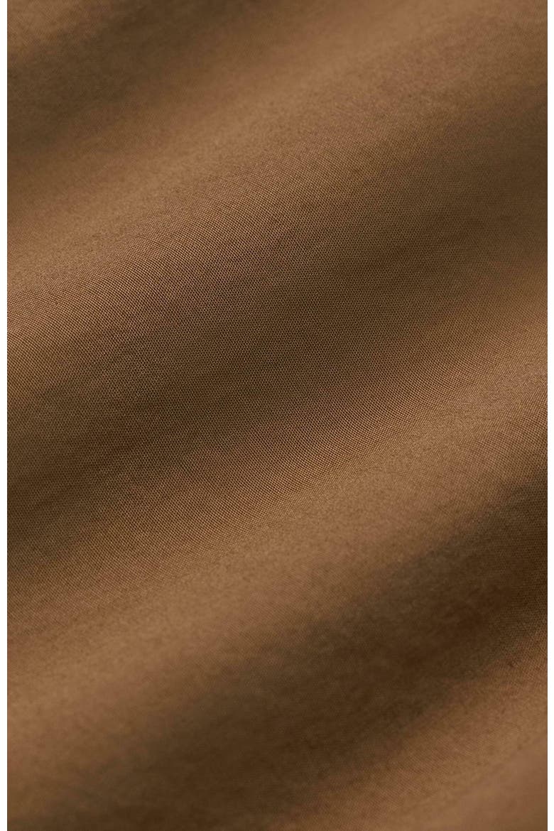 Organic Cotton Monterey Poplin Short, Alternate, color, Brown Sugar