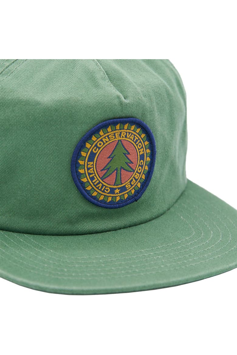 Vintage Tree Patch Hat, Alternate, color, Dark Green