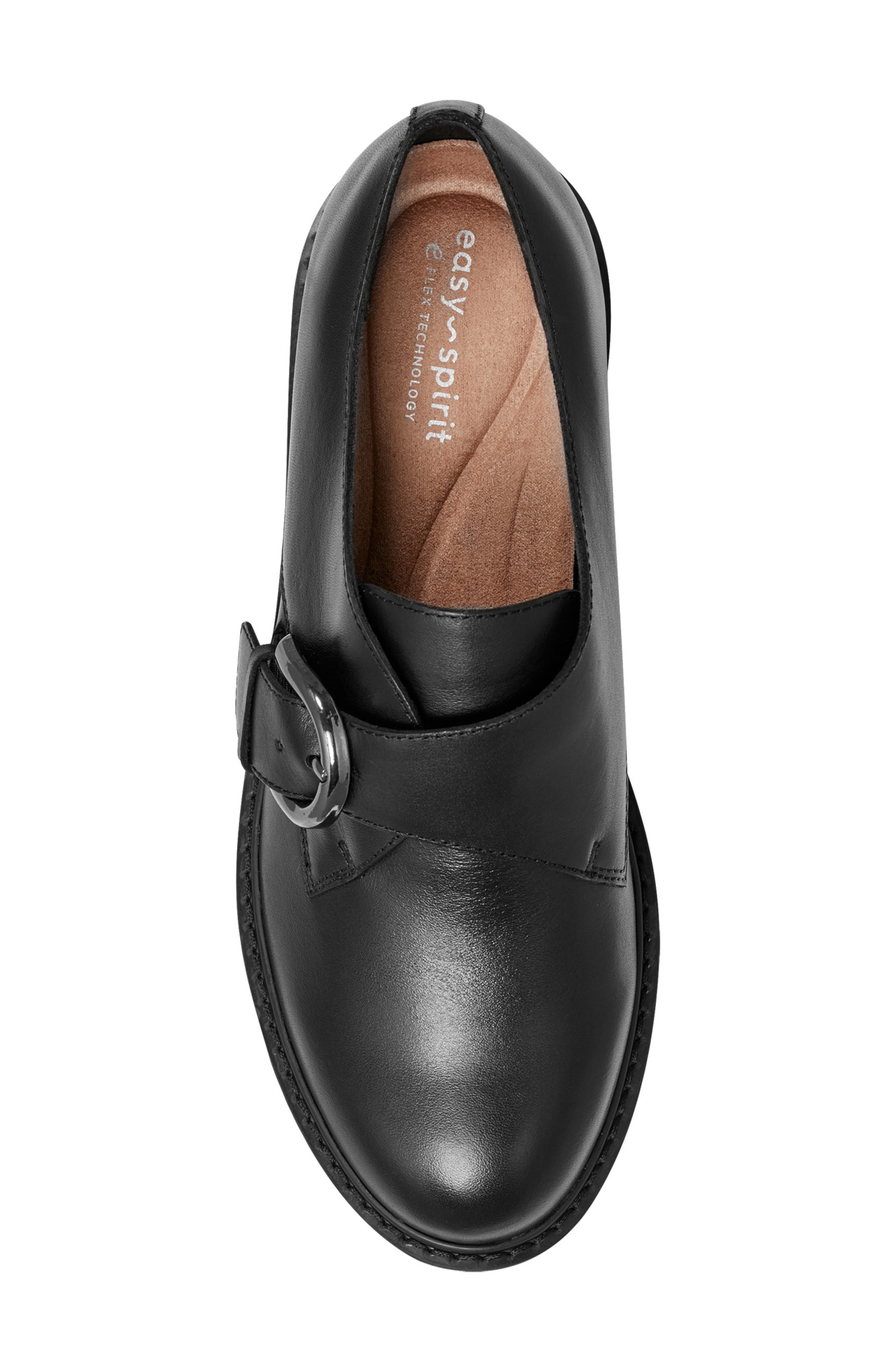 Easy Spirit Kasen Monk Strap Loafer, Alternate, color, Black