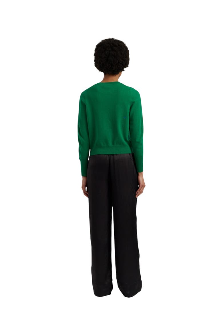 Wool-cashmere Snoopy's Gift Sweater, Alternate, color, Green