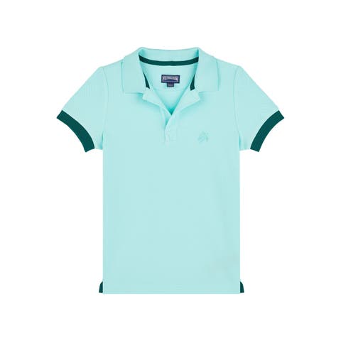 Kids' Organic Cotton Pique Polo