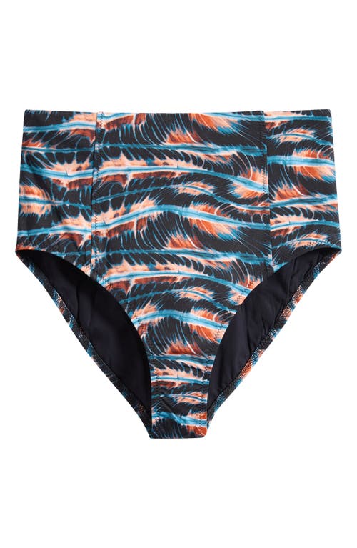 Ulla Johnson Zahara High Waist Bikini Bottoms In Lazuli