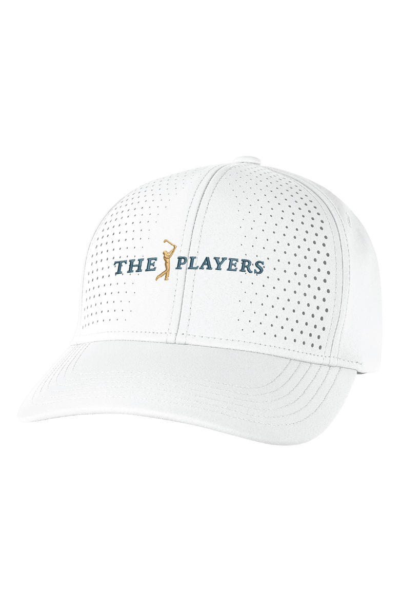Men's Ahead White THE PLAYERS Goldman Airflow Adjustable Hat, Alternate, color, White