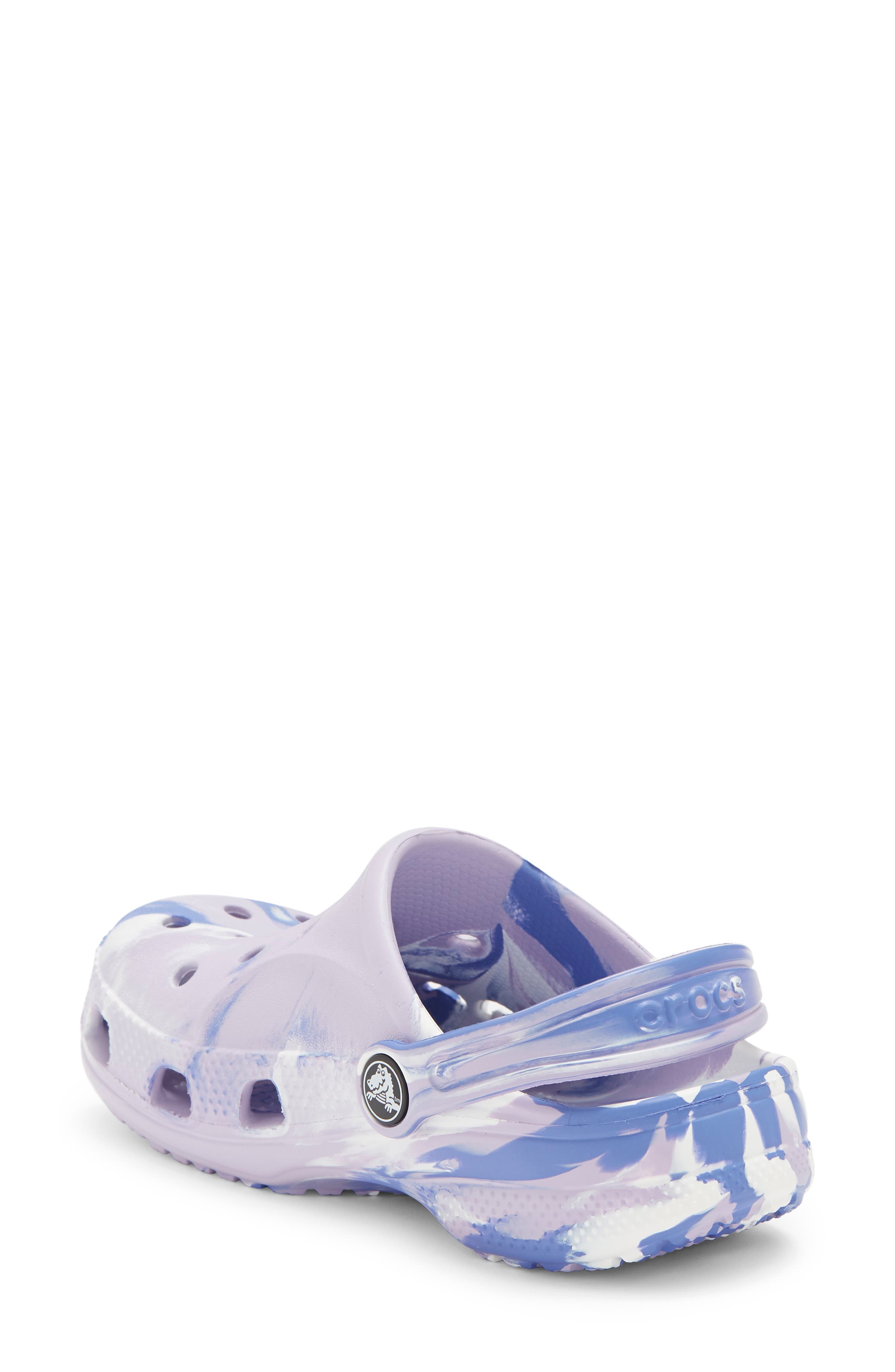 Kids' Baya Marble Clog, Alternate, color, LAV/MLT