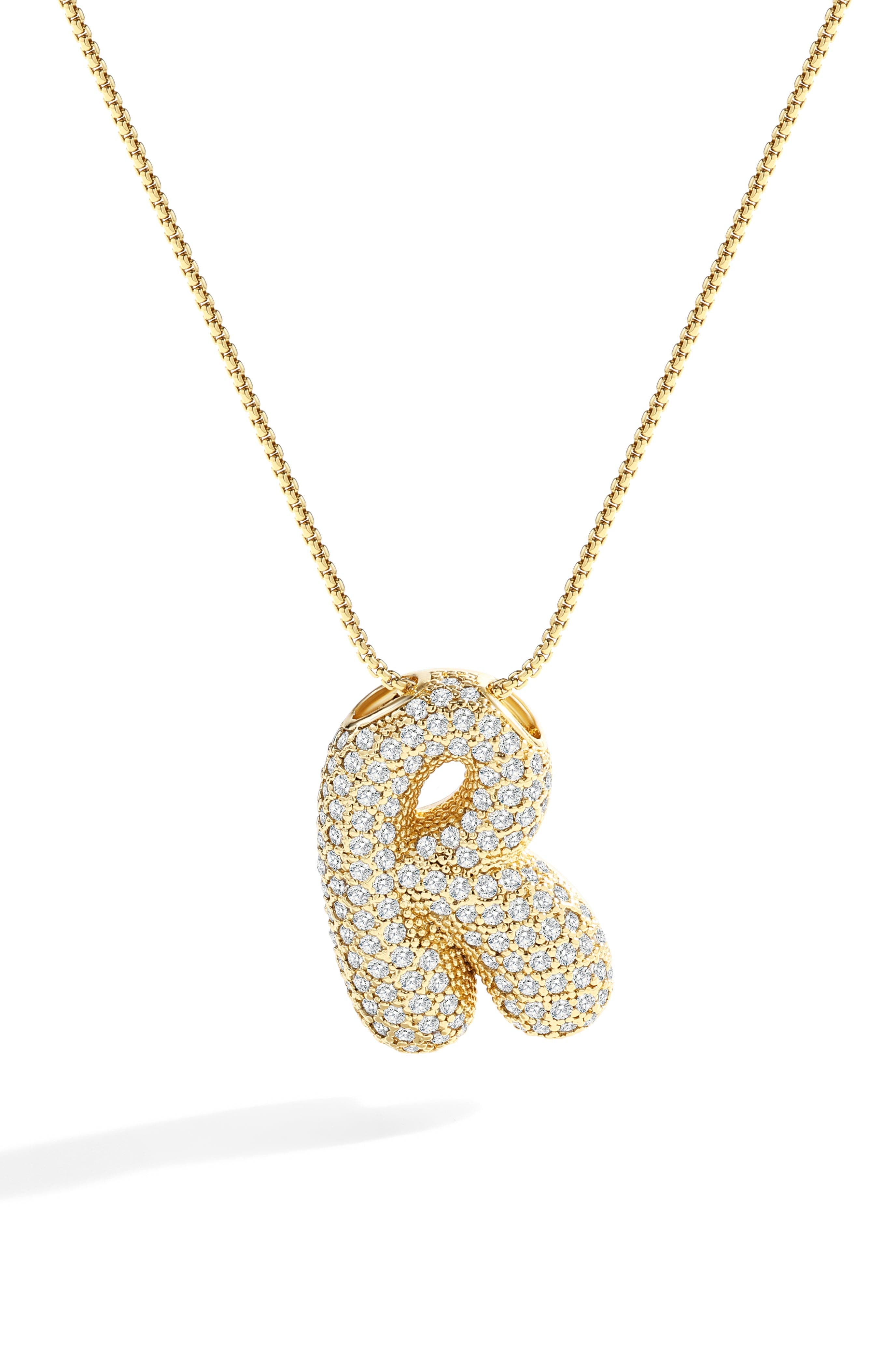 18k Gold / Letter R