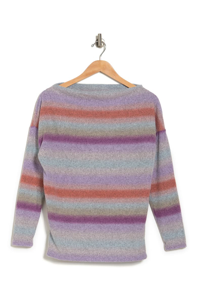 Stripe Sweater, Alternate, color, PINK
