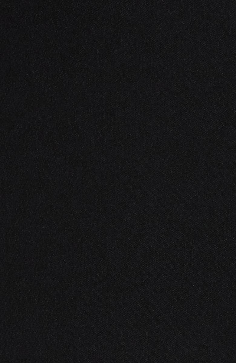 Anne Klein Square Neck Lace Trim Minidress, Alternate, color, Anne Black